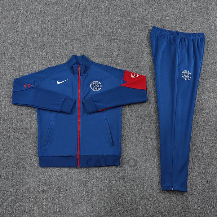 Tuta da Track di Giacca Paris Saint-Germain Bambino 2025-2026 Blu Rosso